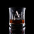 Wholesale engraved 10 oz. Le' Roxx Whiskey Glass with Adventure Spirits Distilling logo black background