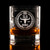 Wholesale engraved 12.5 oz. Bespoke Cigar Glass customized with SLB Drinks logo on a black background