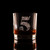 Wholesale engraved 11.5 oz. Classic Old Fashioned Glass with Patent 5 logo black background
