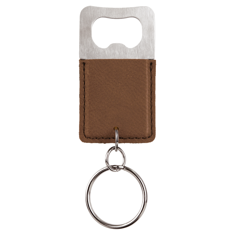 Wholesale Square Rum Keychain Bottle Opener engraved with your logo