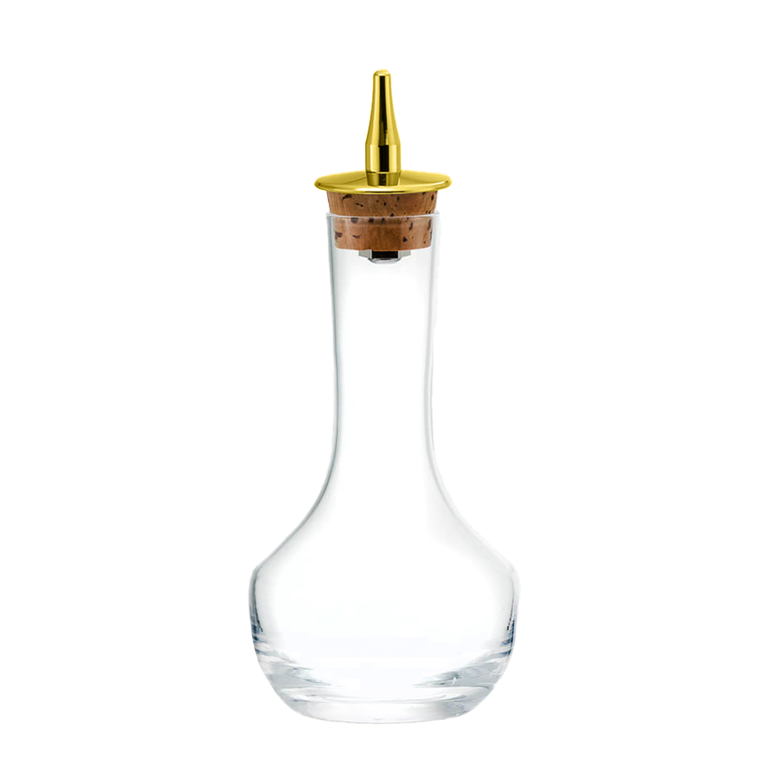 Wholesale 3 oz. Gold Bitters Bottle engraved with your logo