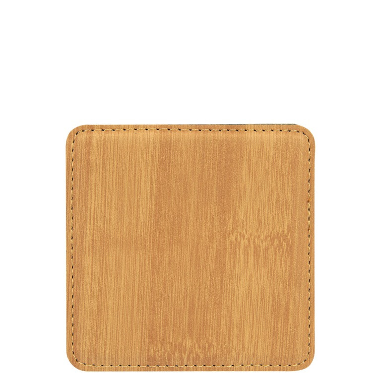 Wholesale Golden Wheat Square Coaster engraved with your logo