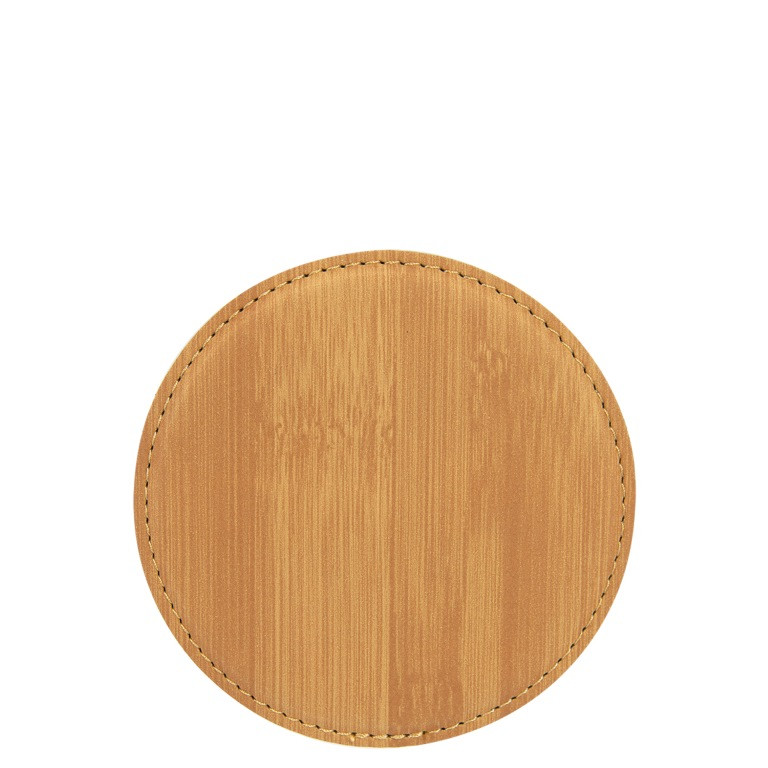 Wholesale Golden Wheat Round Coaster engraved with your logo