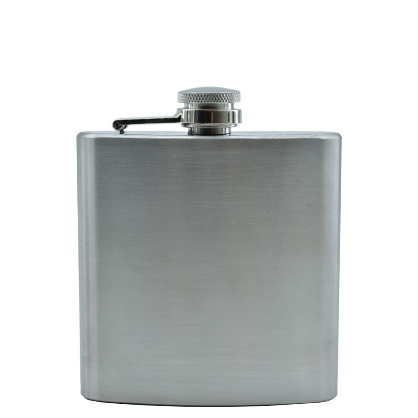 Wholesale 6 oz. Premium Stainless Steel Flask engraved with your logo