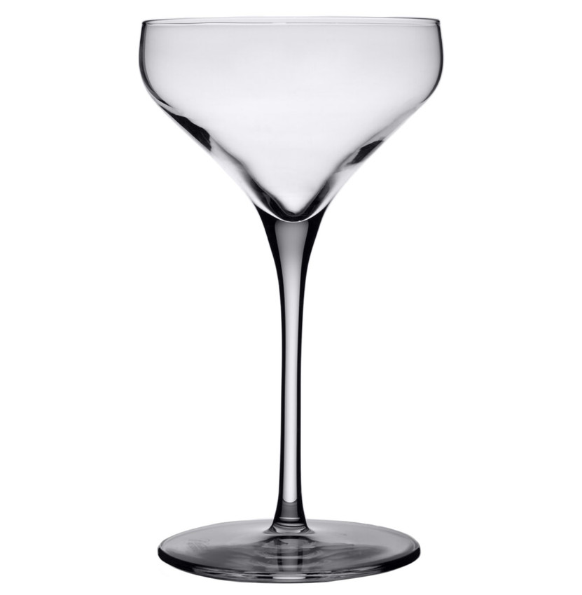 Wholesale 6 oz. Prism Coupe Glass engraved with your logo