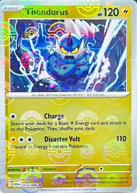 Thundurus - 33/86 (Poke Ball) Thundurus - 33/86 (Poke Ball)