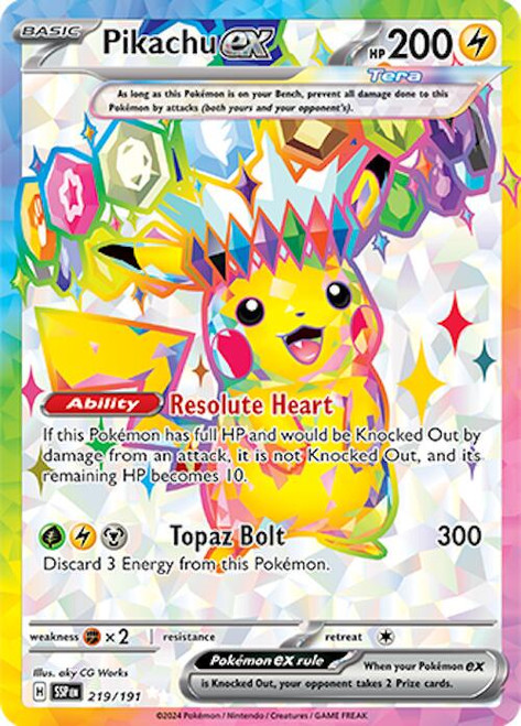 Pikachu ex - 219/191 Pikachu ex - 219/191