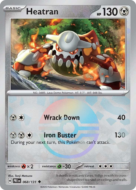 Heatran - 68/131 (Poke Ball) Heatran - 68/131 (Poke Ball)