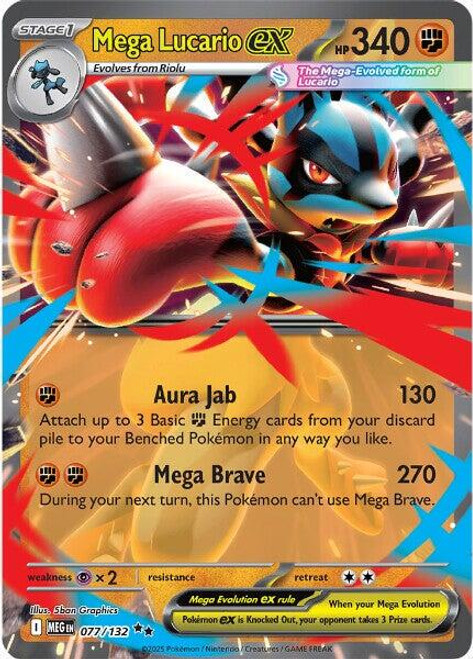 Mega Lucario ex - 77/132 Mega Lucario ex - 77/132