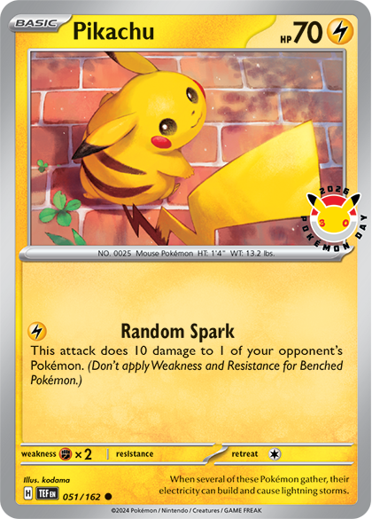 Pikachu - 51/162 (Pokemon Day 2026)