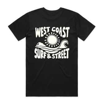 West Coast Surf x Taylamade Creative Muriwai Mens Staple - Black/Off White