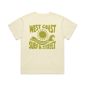 West Coast Surf x Taylamade Creative Muriwai Womans Martina - Butter/Green