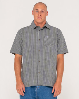 Rusty Datsun  Cuts Short Sleeve Shirt - Savanna