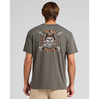 The Mad Hueys Captain Cooked SS Tee - Charcoal