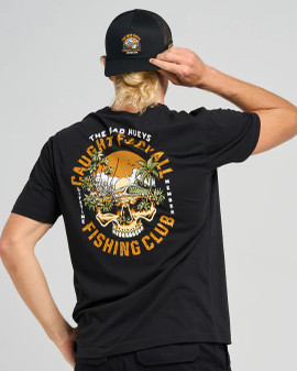 The Mad Hueys Caught FK All SS Tee Black