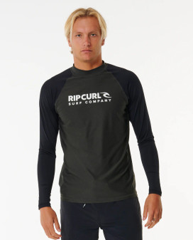 Ripcurl Shock UPF Long Sleeve - Black Marle