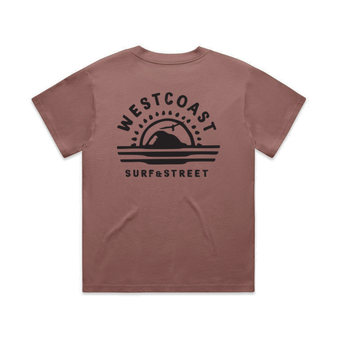 West Coast Surf & Street Womans Martina Tee - Hazy Pink
