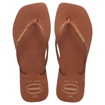 Havaianas Slim Square Logo Pop-up 1976 - Rust