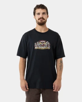 Santa Cruz Guzman Dead Diners Front Tee - Off Black