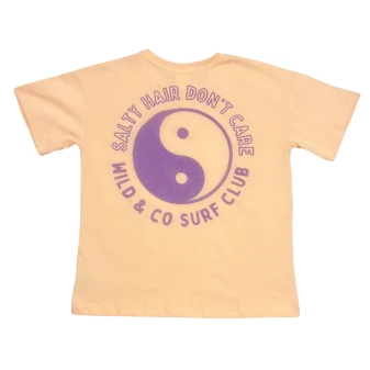 Wild & Co Salty Hair Don't Care Tee - Orange