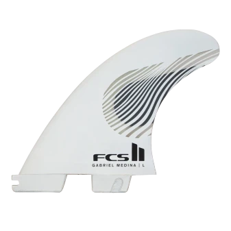 FCS II Gabriel Medina PC Tri Fins - Black/White