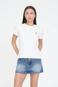 Huffer Waffle Slim Tee - Chalk