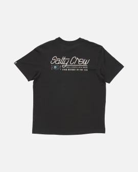 Salty Crew Fluid Premium SS Tee - Vintage Black