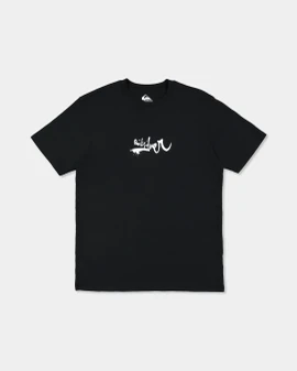 Quiksilver QS Impaired Logo DNA SS Tee - Black