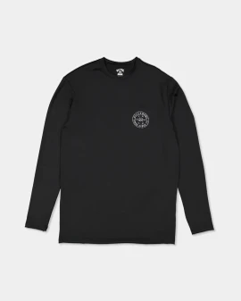 Billabong Big Wave Daz LF LS Rash Shirt - Black