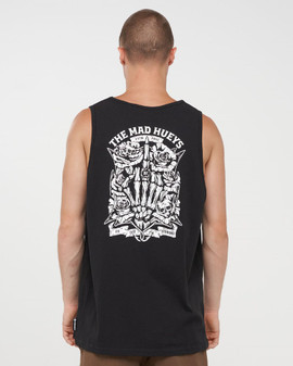The Mad Hueys Shield FK Off Tank - Black