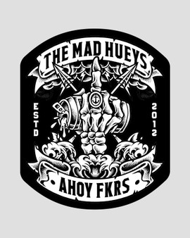 The Mad Hueys Ahoy FKRS Storm Sticker - Black
