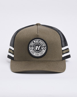 The Mad Hueys Good Life Twill Trucker - Olive