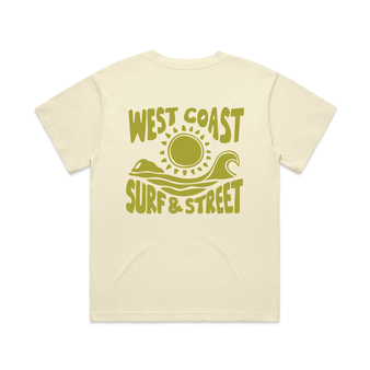 West Coast Surf x Taylamade Creative Muriwai Womans Martina - Butter/Green