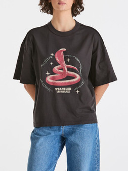 Wrangler Venom Boxed Tee - Worn Black