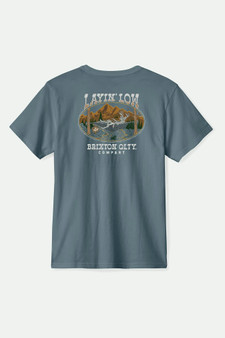 Brixton Layin' Low S/S Tee - Basalt