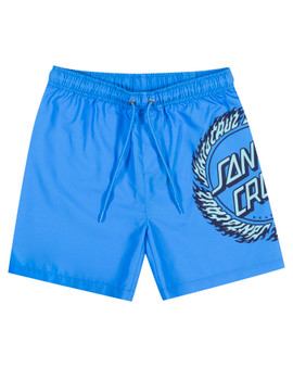 Santa Cruz Flame Ringed Dot Boardshort - Blue