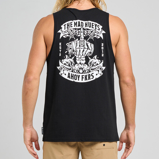 The Mad Hueys Ahoy Fkrs Storm Tank - Black