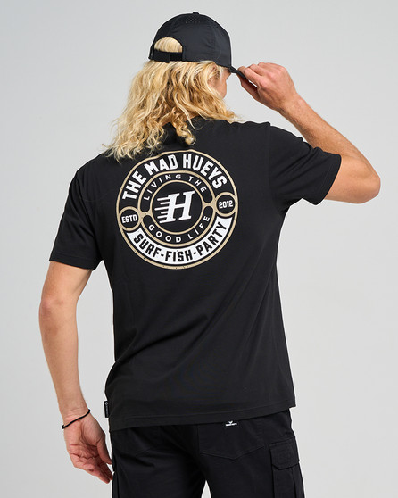 The Mad Hueys Good Life SS Tee - Black