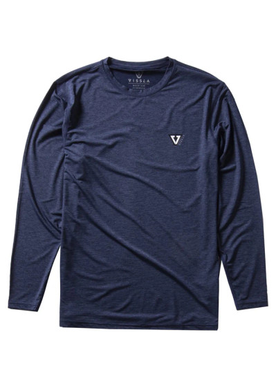Vissla Twisted Eco Ls Lycra - Dark Navy Heather