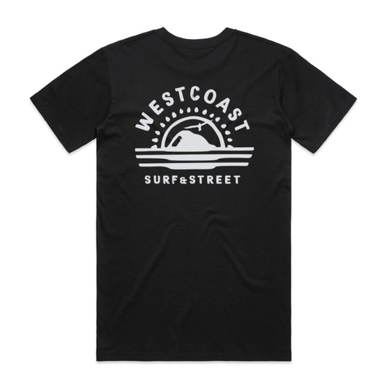 West Coast Surf & Street Mens Staple Tee - Black