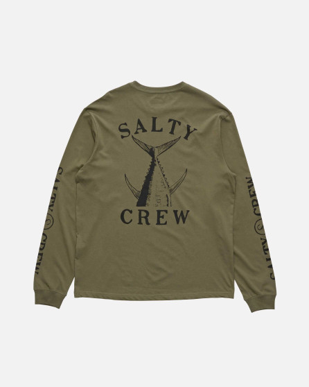 Salty Crew Vintage Tail Classic LS Tee - Dusty Olive