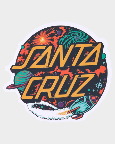Santa Cruz Space Dot Sticker - Multi