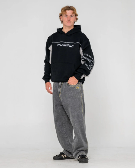 Rusty Titan Hooded Fleece - Black