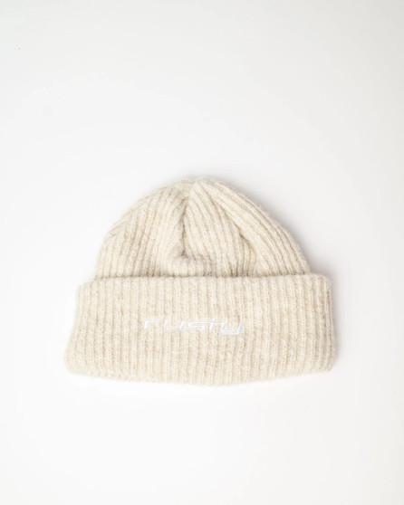 Rusty Feelin A Little Fuzzy Beanie - Ecru Marle OSFM