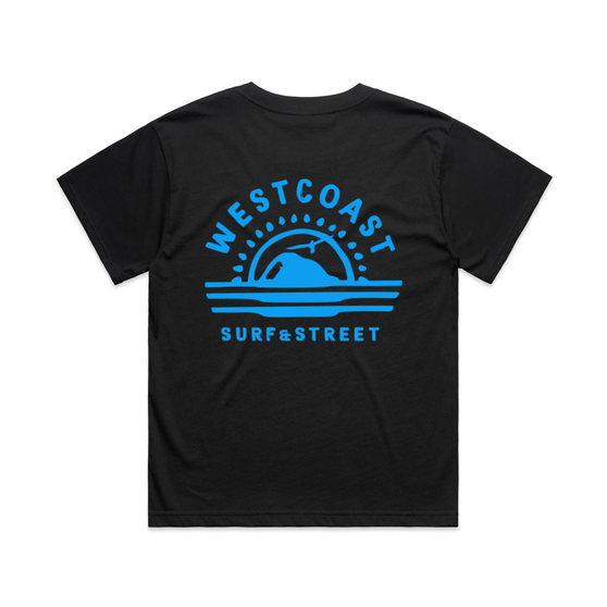 West Coast Surf & Street Womans Martina Tee - Black BBL