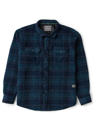 Vissla Creators Mind Games Eco LS Flannel - Dark Naval