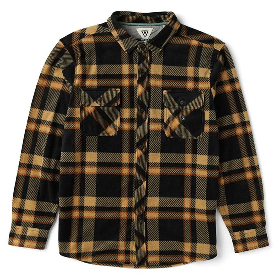 Vissla Eco-zy LS Polar Flannel - Black