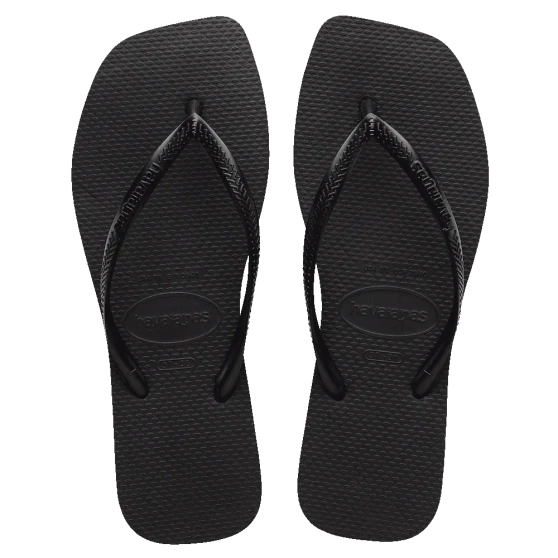 Havaianas Slim Square Solid 0090  - Black