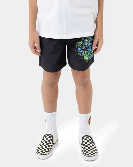Santa Cruz Gremlin Patrol Boardshort - Off Black