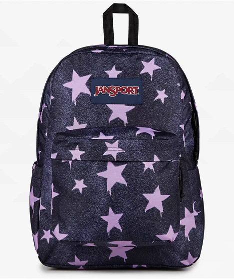 Jansport Superbreak Plus - Sprayed Stars Pastel Lilac